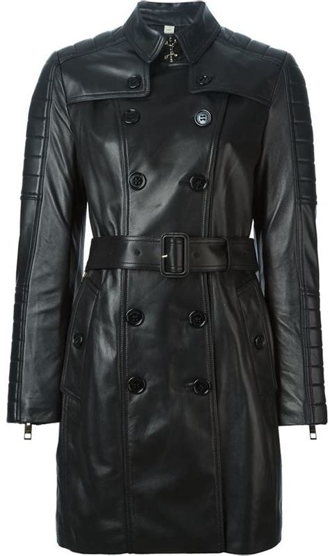 burberry london leather trench coat|Burberry trench coats for ladies.